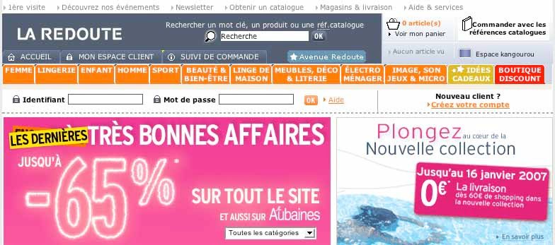 Identifiant des la page d'accueil, mais pas d'infos sur la securite !