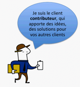Client contributeur, solutionneur de problèmes